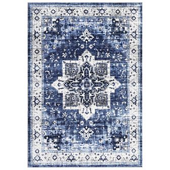 Garvee Washable Non Slip Area Rugs Stain Resistant Non Shedding Bordered for Indoor use