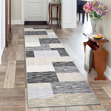 Garvee Machine Washable Non Slip Area Rug for Living room Soft Carpet for Home Use