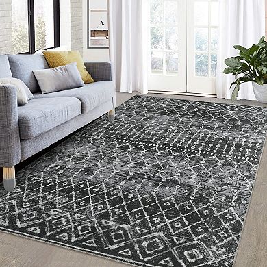 Garvee Machine Washable Non Slip Area Rugs for Living Room Bedroom Kitchen