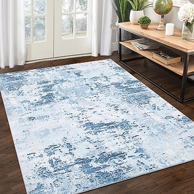 Garvee Washable Non Slip Area Rugs Stain Resistant Non Shedding Bordered for Indoor use
