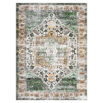 Garvee Machine Washable Non Slip Area Rug for Living Room Kitchen Dining Room