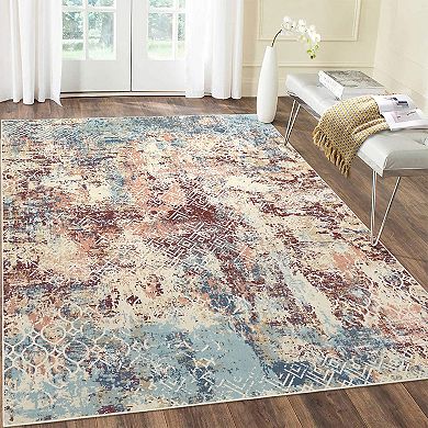 Garvee Washable Non Slip Area Rugs Stain Resistant Non Shedding Bordered for Indoor use