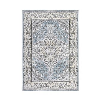 Garvee Washable Non Slip Area Rugs Stain Resistant Non Shedding Bordered Carpet for Indoor use