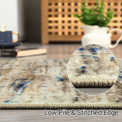 Garvee Machine Washable Non Slip Area Rug Non Shedding Carpet for Living Room Bedroom