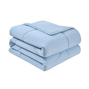 Wholinens Dual-Sided Cooling Comforter, 3-5℃ Night Sweats Relief, Breathable & Machine Washable