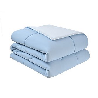 Wholinens Dual-Sided Cooling Comforter, 3-5℃ Night Sweats Relief, Breathable & Machine Washable