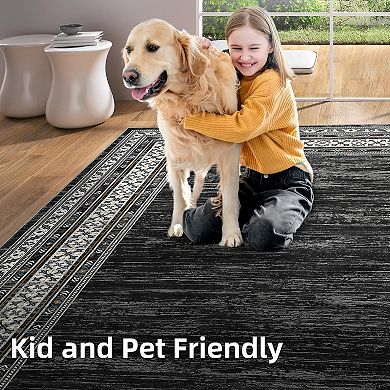 Garvee Machine Washable Non Slip Area Rugs for Living Room Bedroom Kitchen