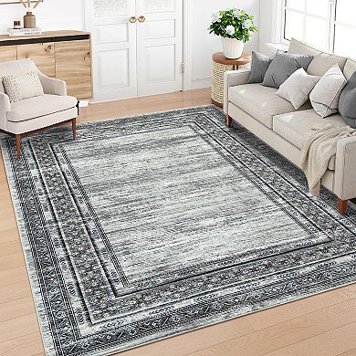 Garvee Machine Washable Non Slip Area Rugs for Living Room Bedroom Kitchen