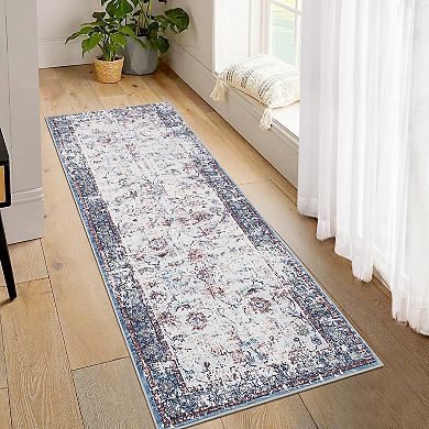 Garvee Machine Washable Non Slip Area Rug for Livingroom Soft Touch Carpet for Home Use