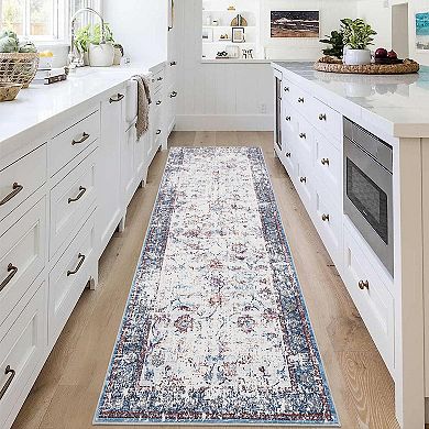 Garvee Machine Washable Non Slip Area Rug for Livingroom Soft Touch Carpet for Home Use