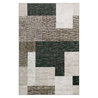 Garvee Machine Washable Non Slip Area Rug for Livingroom Soft Cotton Carpet for Home Use