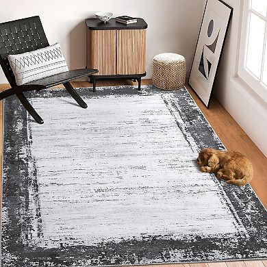 Garvee Machine Washable No Shedding Area Rugs for Living Room Bedroom Kitchen