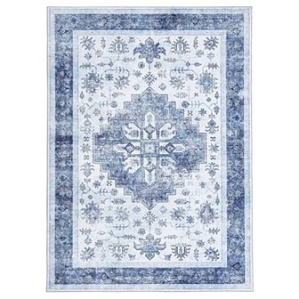 Garvee Machine Washable Non Slip Area Rug Non Shedding Carpet for Living Room Bedroom