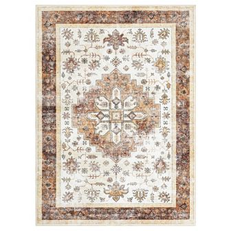 Garvee Machine Washable Non Slip Area Rug Non Shedding Carpet for Living Room Bedroom