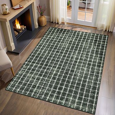 Garvee Machine Washable Non Slip Modern Revival Style Printed Area Rug for Home Decor