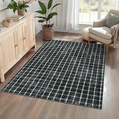 Garvee Machine Washable Non Slip Modern Revival Style Printed Area Rug for Home Decor