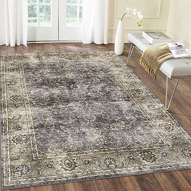 Garvee Washable Non Slip Area Rugs Stain Resistant Non Shedding Bordered for Indoor use