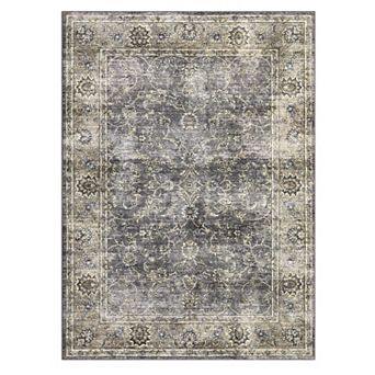 Garvee Washable Non Slip Area Rugs Stain Resistant Non Shedding Bordered for Indoor use