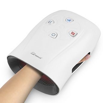 Snailax Hand Massager with Heat and Compression, Vibration, Cordless