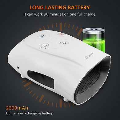 Snailax Hand Massager with Heat and Compression, Vibration, Cordless