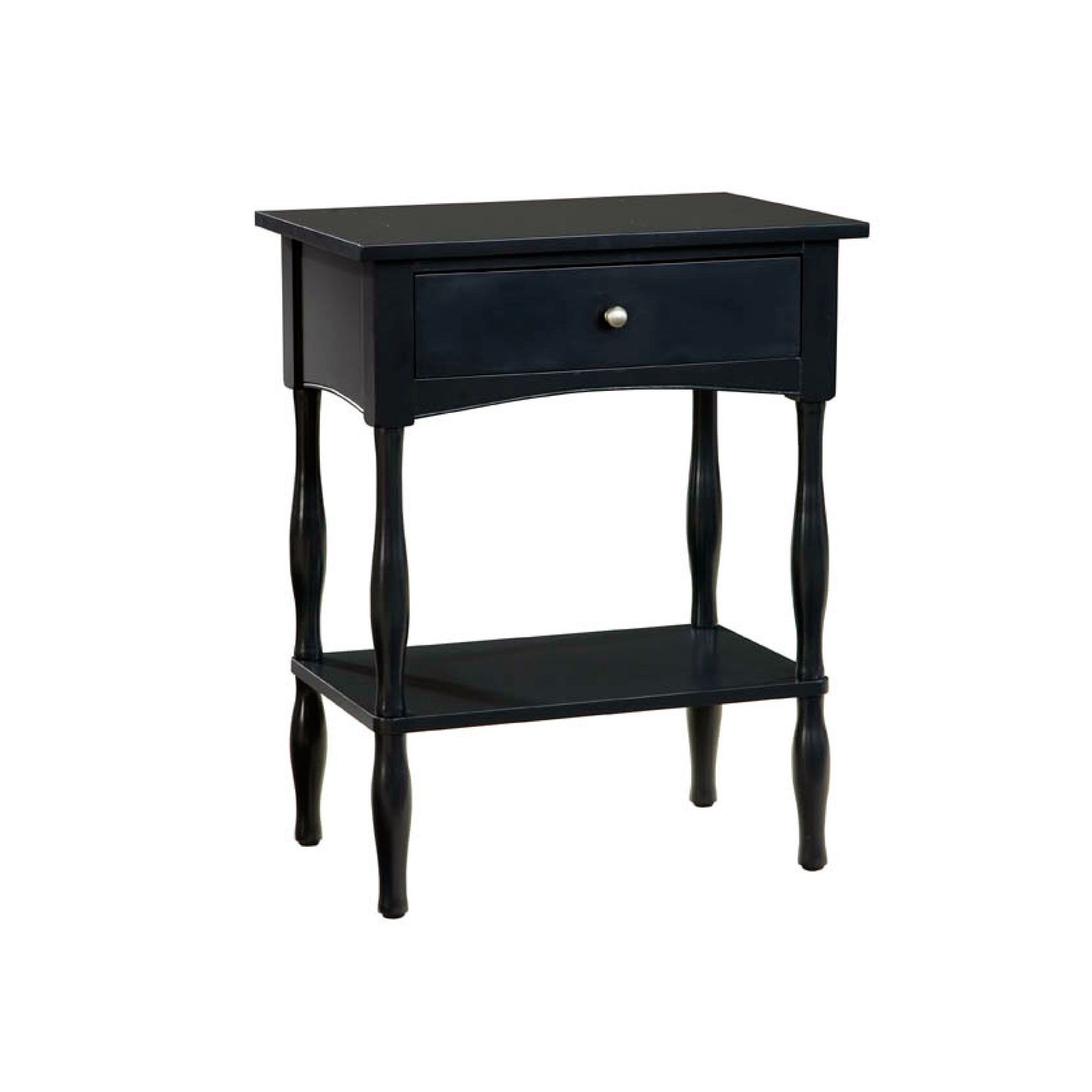 Alaterre Shaker Cottage End Table, Black