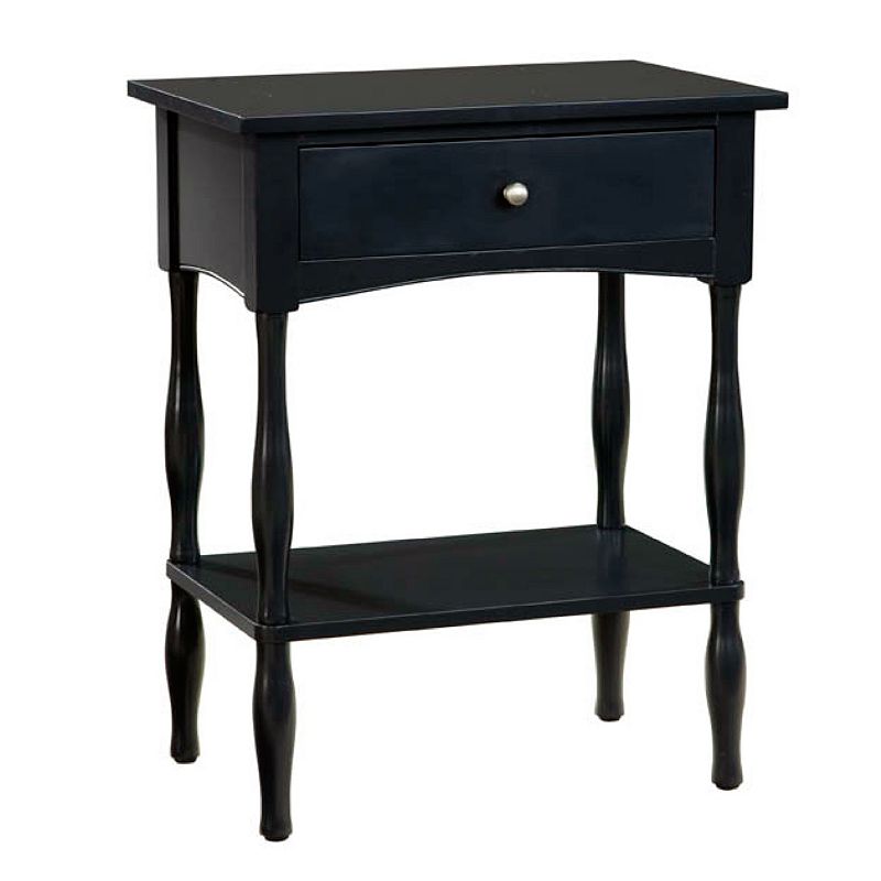 91579133 Alaterre Shaker Cottage End Table, Black, Furnitur sku 91579133