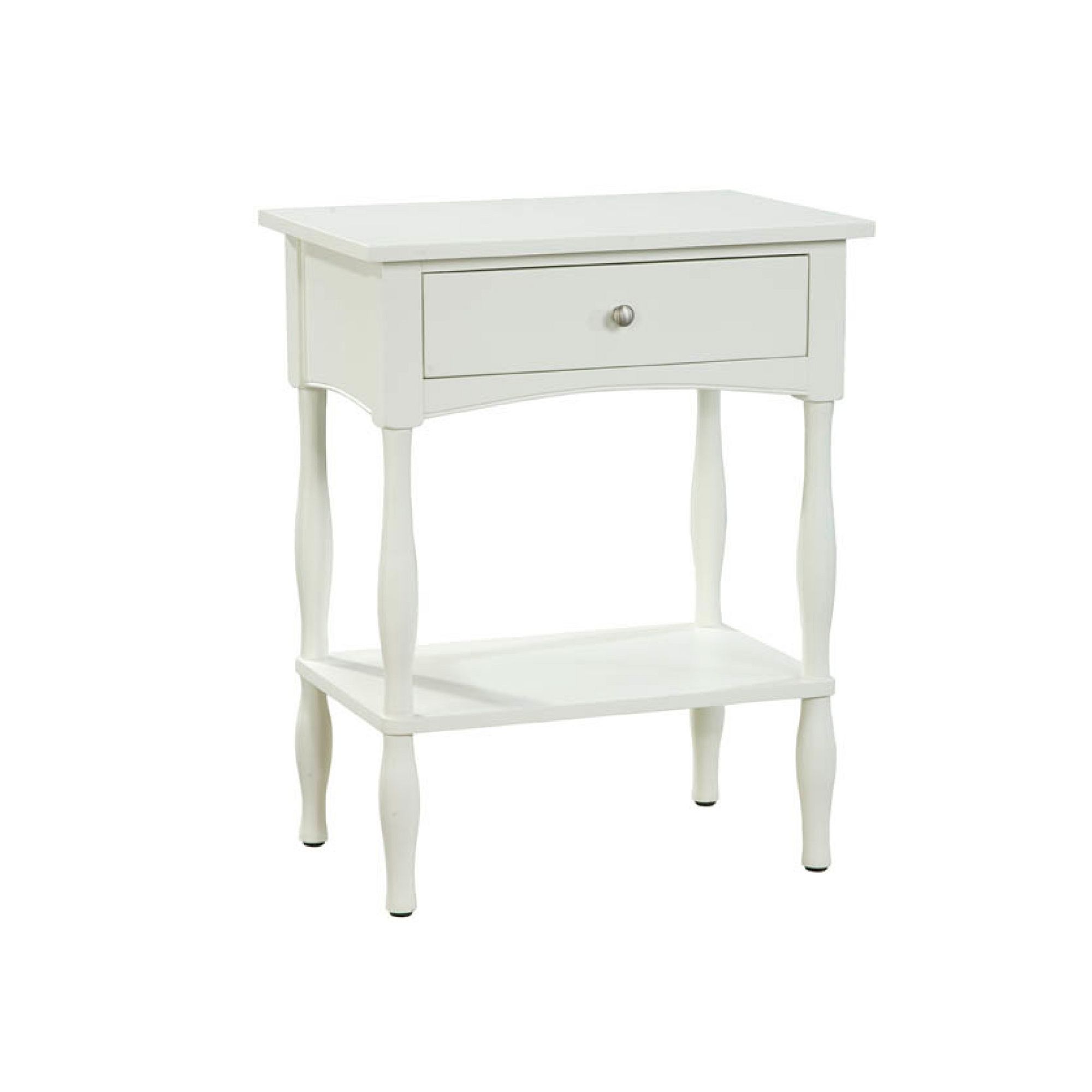Alaterre Shaker Cottage End Table, Ivory