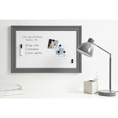 Bosc Framed Magnetic Dry Erase