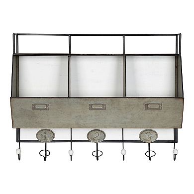 Arnica Wall Storage Pockets with Hooks