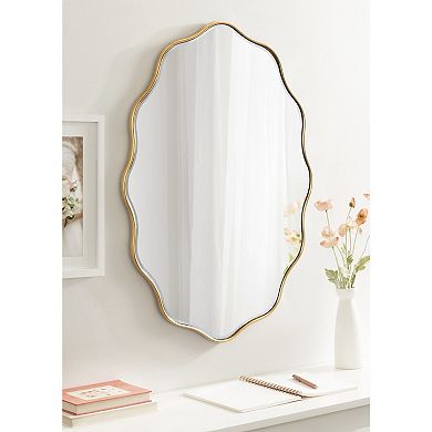 Viona Oval Scalloped Mirror