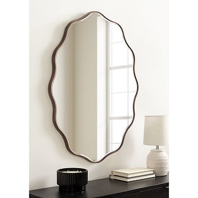 Viona Oval Scalloped Mirror