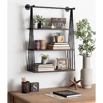 Nevin Wall-Mounted Hanging Shelf