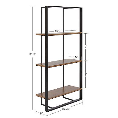 Kercheval Modern Wood Shelf
