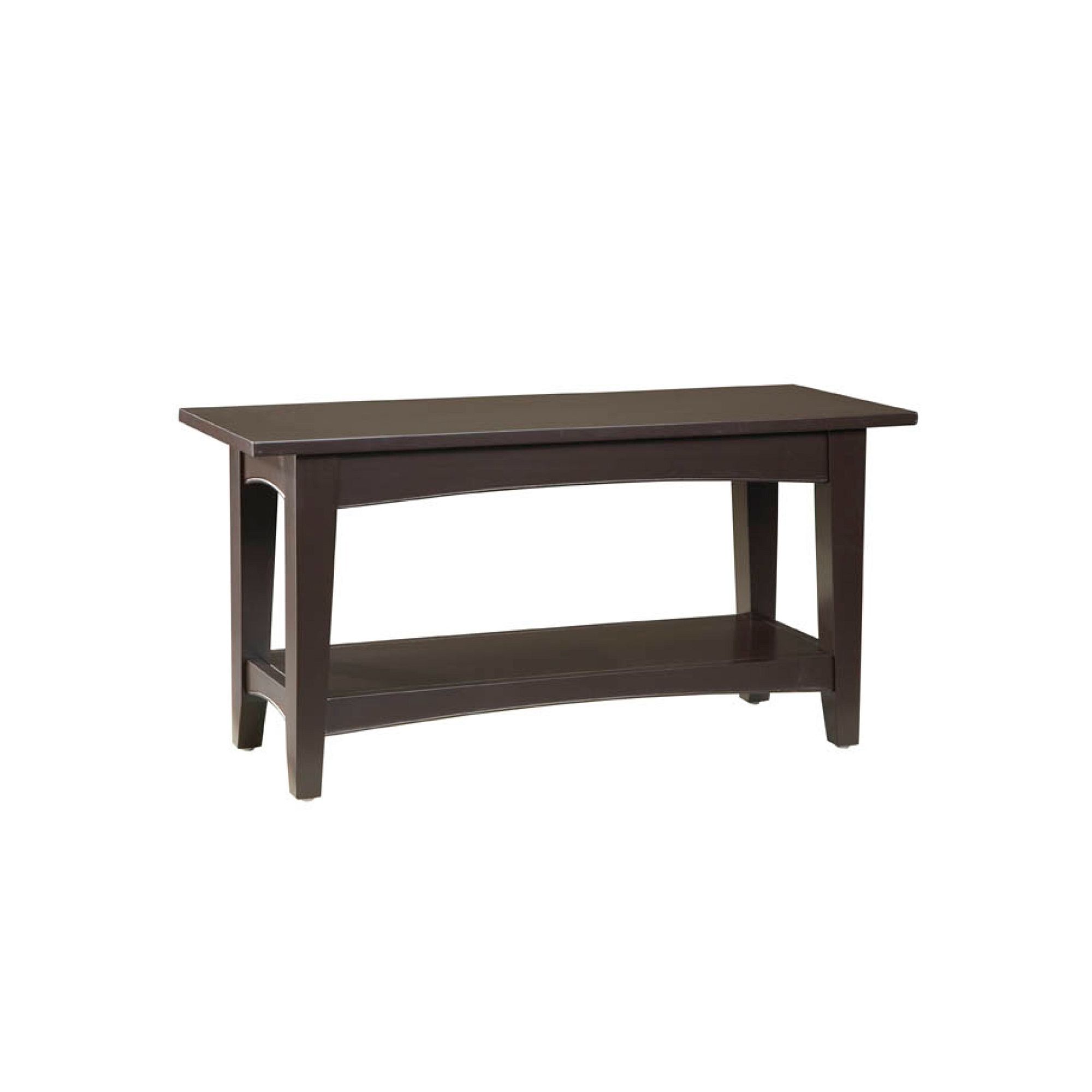 Alaterre Shaker Cottage Bench & Coffee Table, Brown
