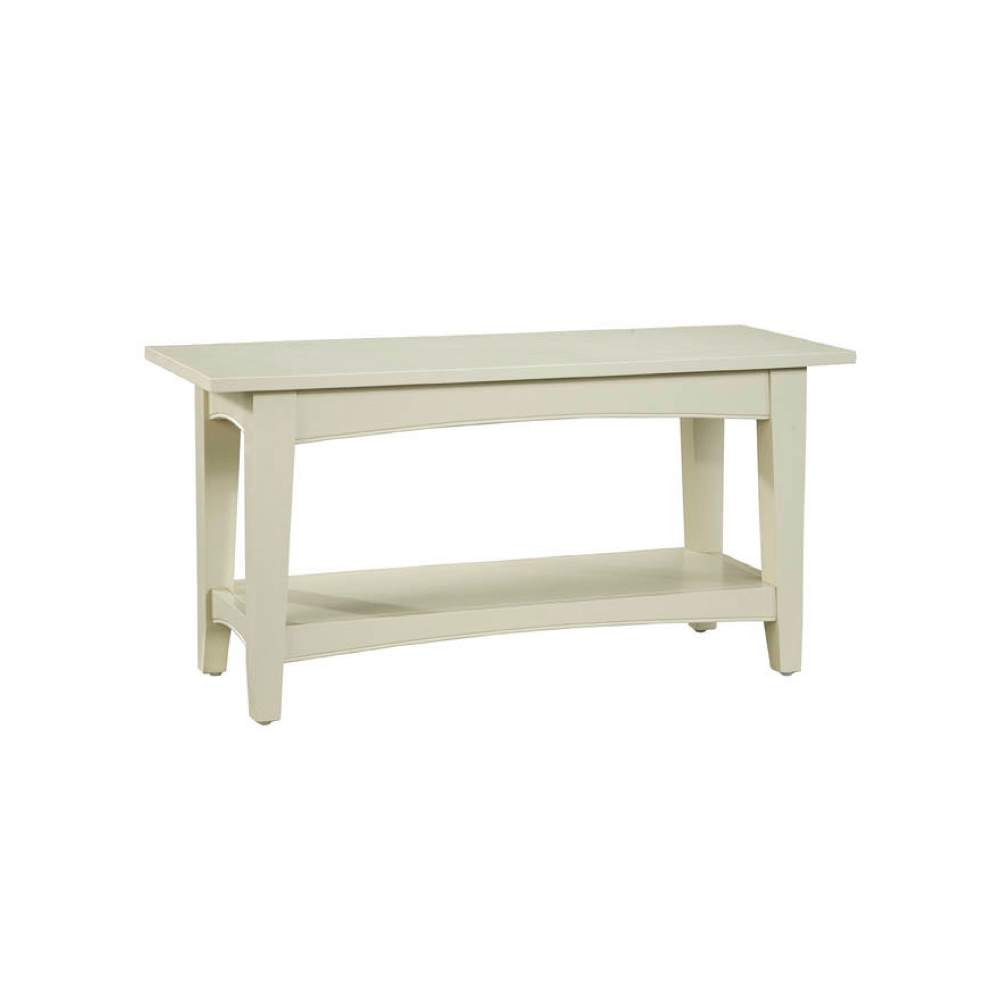 Alaterre Shaker Cottage Bench & Coffee Table, Brown