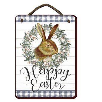 COURTSIDE MARKET Easter Bunny Sign Wall Decor
