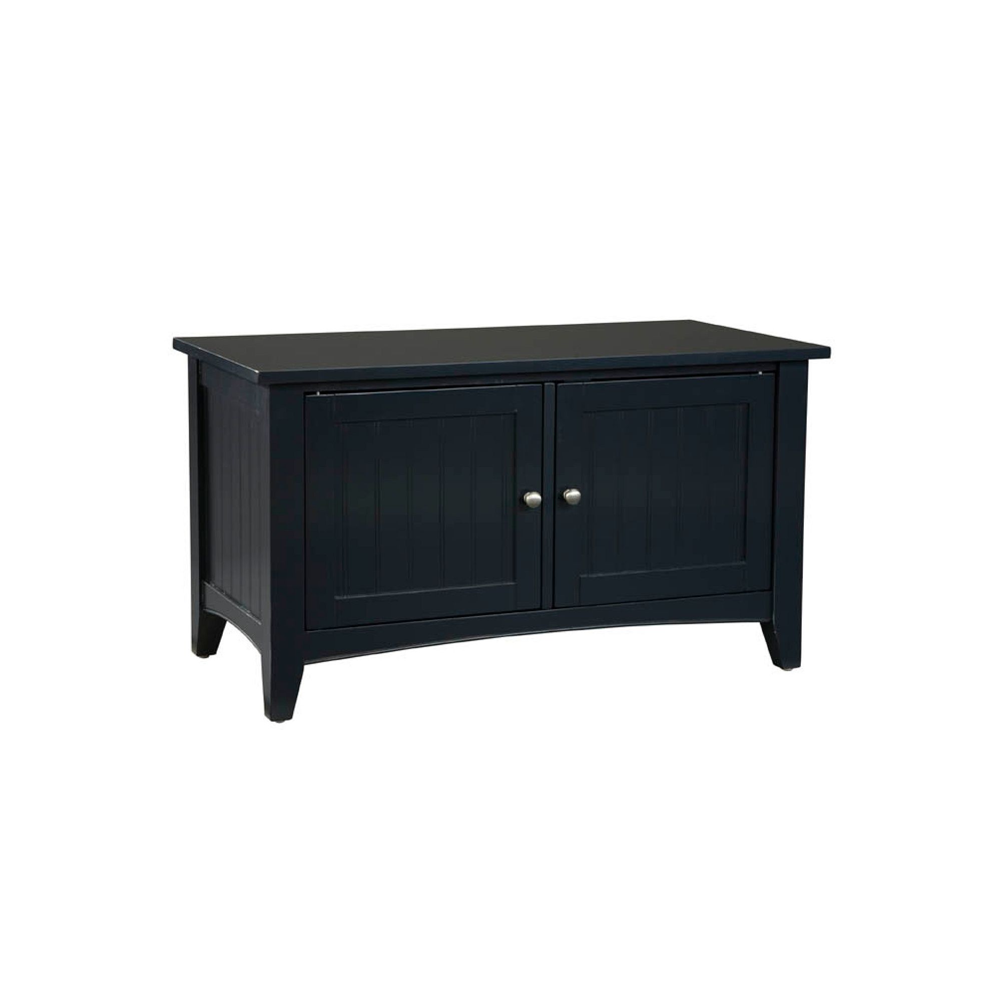 Alaterre Shaker Cottage Storage Bench, Black