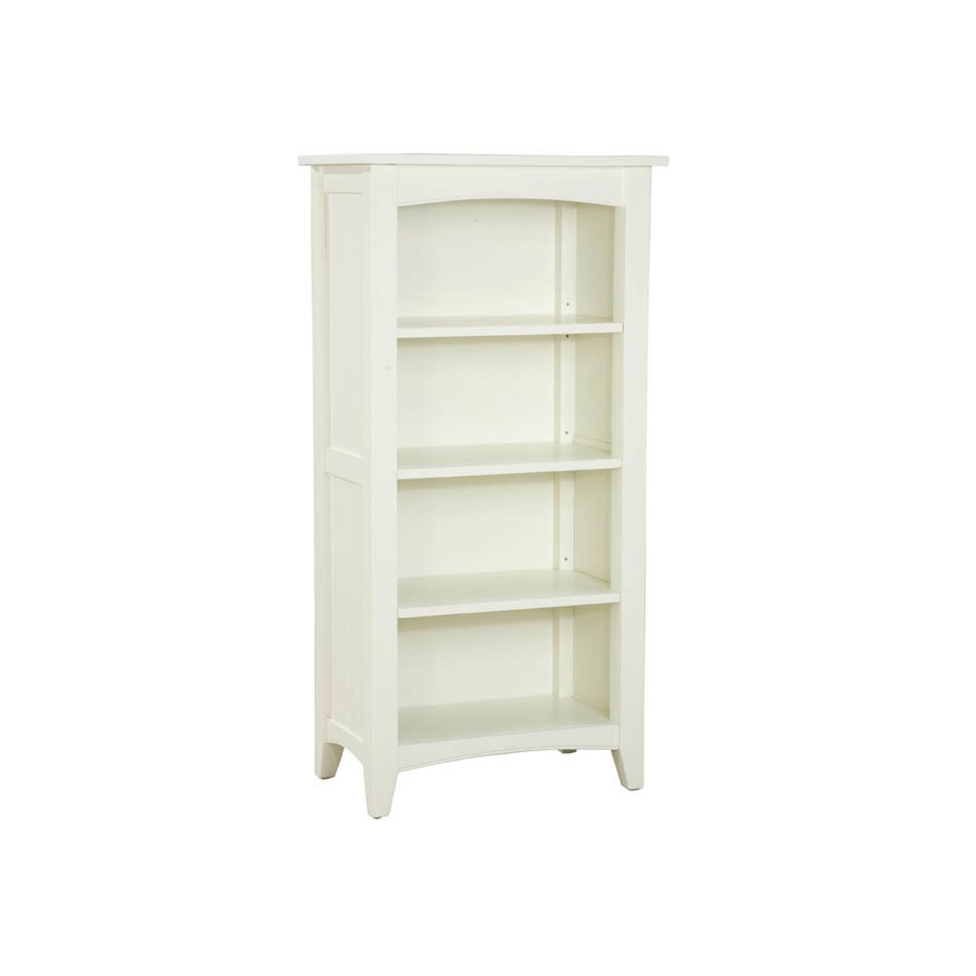 Alaterre Shaker Cottage Tall Bookcase, Ivory