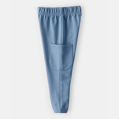 Toddler Boys Carter’s Striped French Terry Long-Sleeve Tee & Pant Set