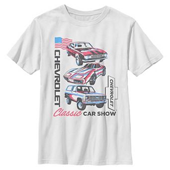 Boys 8-20 Chevrolet Classic Car Show Americana Graphic Tee