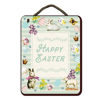 COURTSIDE MARKET Easter Greetings Sign Wall Décor