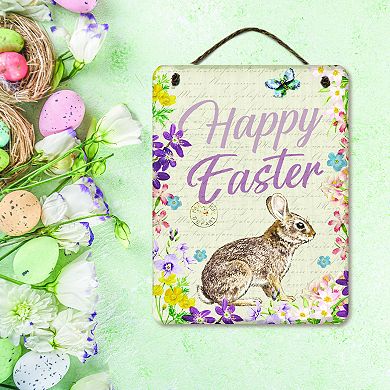 COURTSIDE MARKET Happy Easter Sign Wall Decor