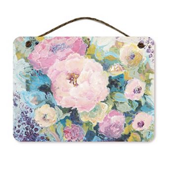 COURTSIDE MARKET Fresh Florals Sign Wall Decor