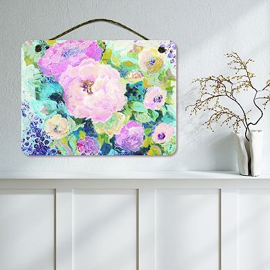 COURTSIDE MARKET Fresh Florals Sign Wall Decor