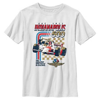 Boys 8-20 Indianapolis 500 Est. 1911 The Greatest Spectacle In Racing Graphic Tee