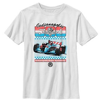Boys 8-20 Indianapolis 500 Americana Checkered Speedway Graphic Tee