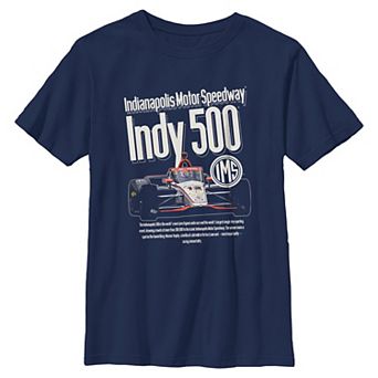 Boys 8-20 Indianapolis Motor Speedway Indy 500 Race Car Graphic Tee