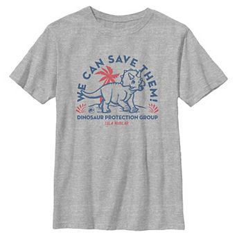 Boys 8-20 Jurassic Park Dinosaur Protection Group Graphic Tee