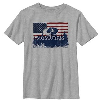 Boys 8-20 Mossy Oak USA Flag Graphic Tee