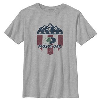 Boys 8-20 Mossy Oak Americana Badge Graphic Tee